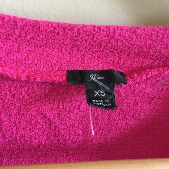 J.CREW Pink Textured Crepe Faux Wrap Top Size XS - Picture 4 of 6